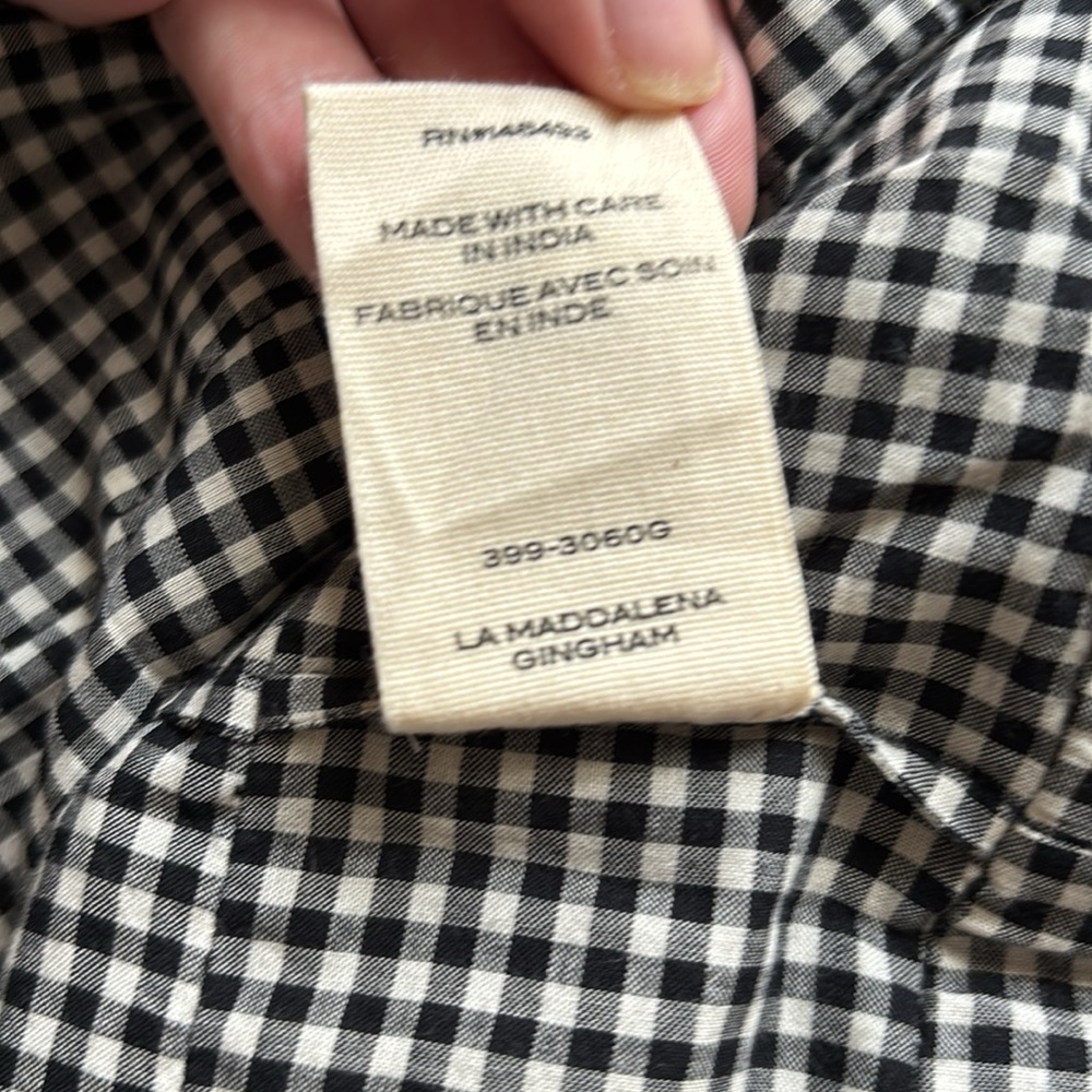 NWT DÔEN Sebastiane 🐚 La Madalena Gingham Skirt Size S - Picture 8 of 8